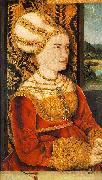 STRIGEL, Bernhard Portrait of Sybilla von Freyberg (born Gossenbrot) er Spain oil painting artist